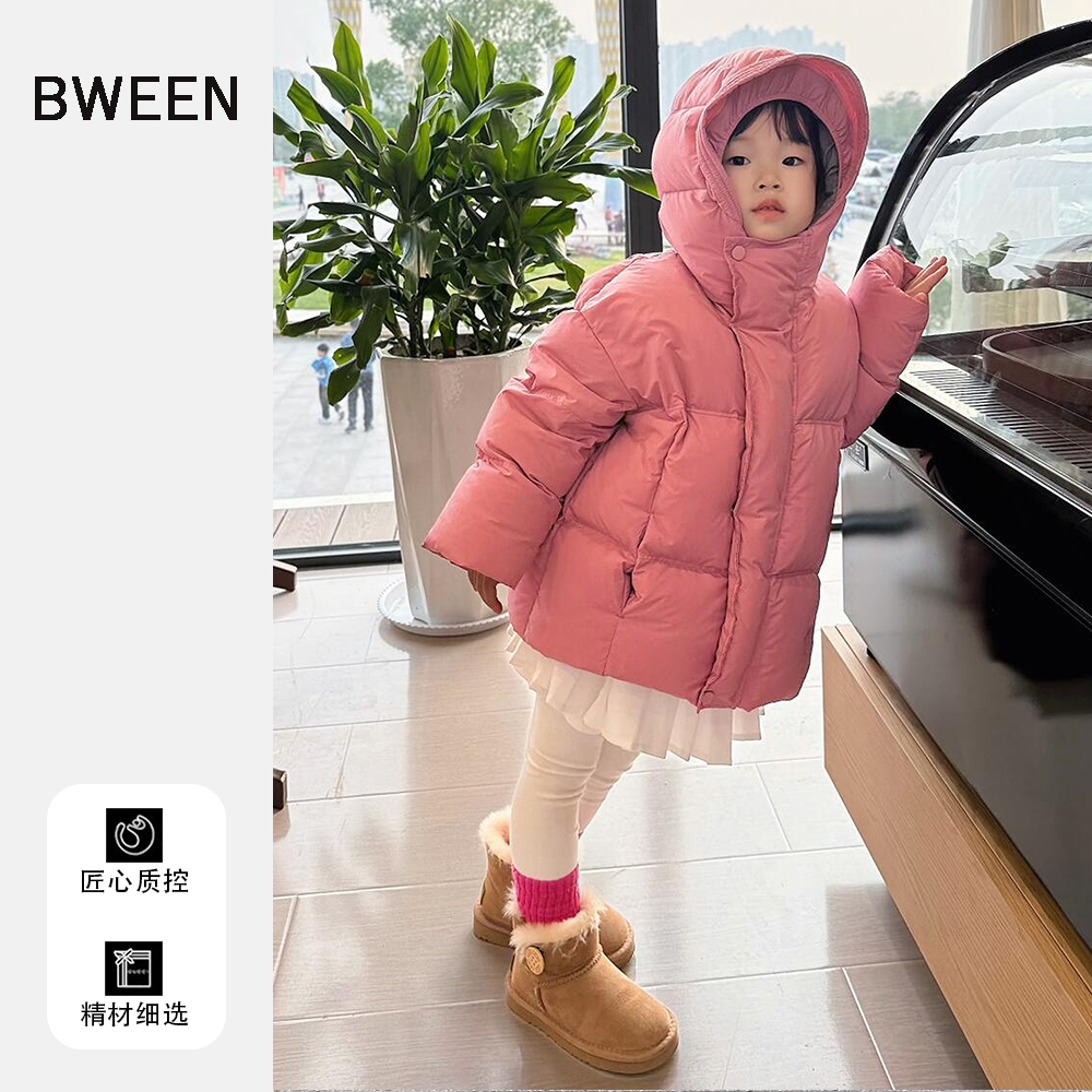 chao鸡保暖的女童羽绒服