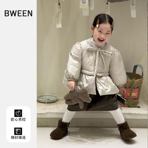 chao鸡保暖的女童羽绒服