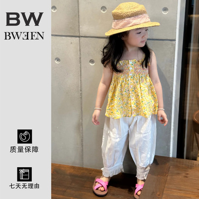 时尚度假风~夏季外穿碎花吊带