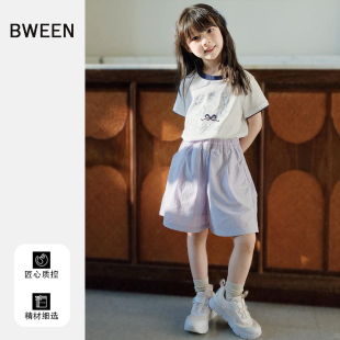 女童短袖t恤春款2026新款洋气儿童韩版宝宝时髦宽松百搭印花上衣