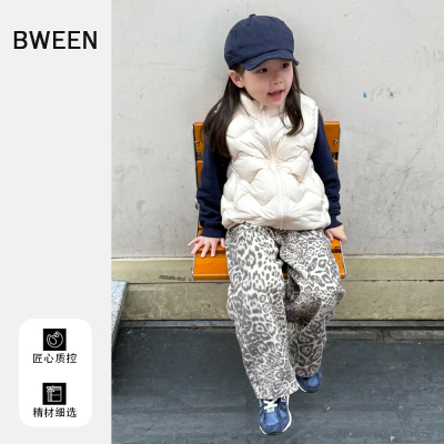 女童羽绒服马甲，显瘦不压身