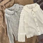 女宝宝镂空衬衣娃娃领儿童春装 韩国童装 春秋新款 衬衫 上衣 女童长袖