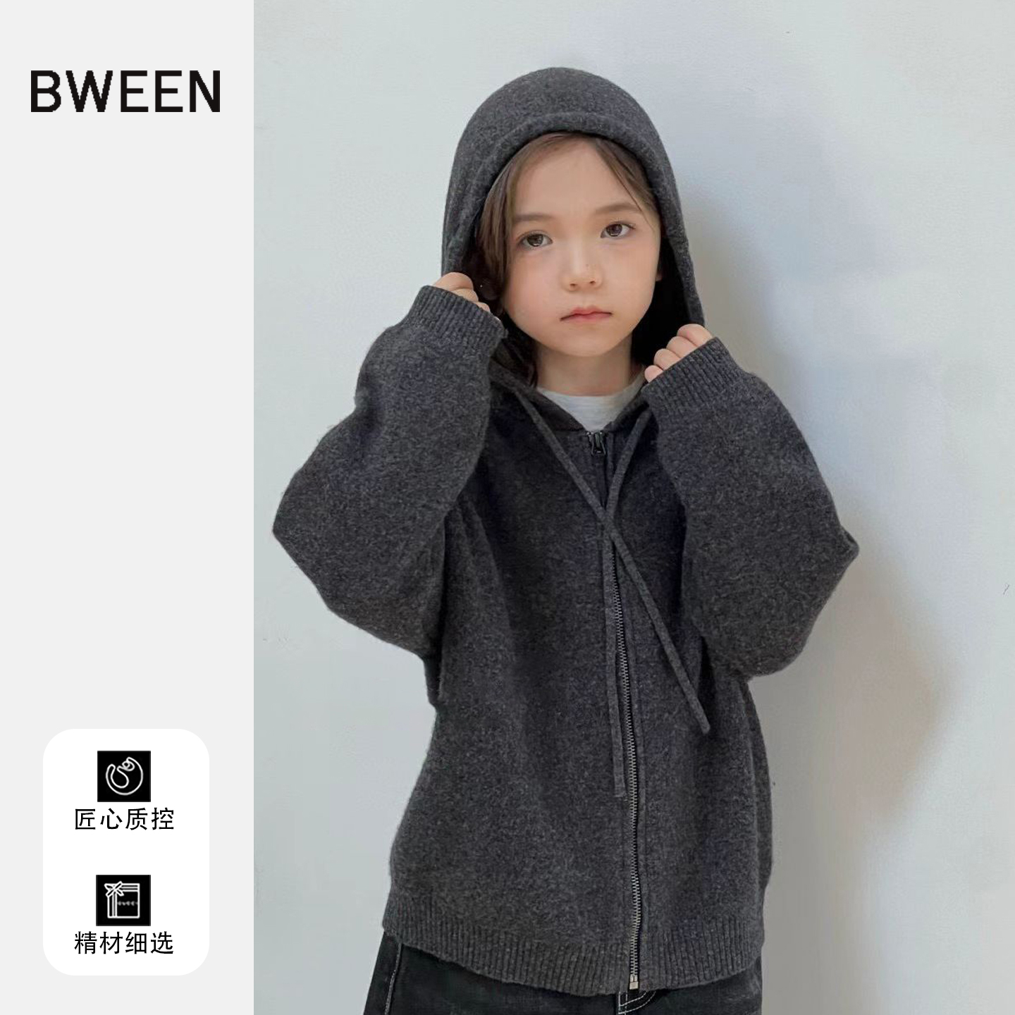 女童加厚针织外套冬季韩系女宝宝洋气休闲保暖毛衣儿童上衣冬天