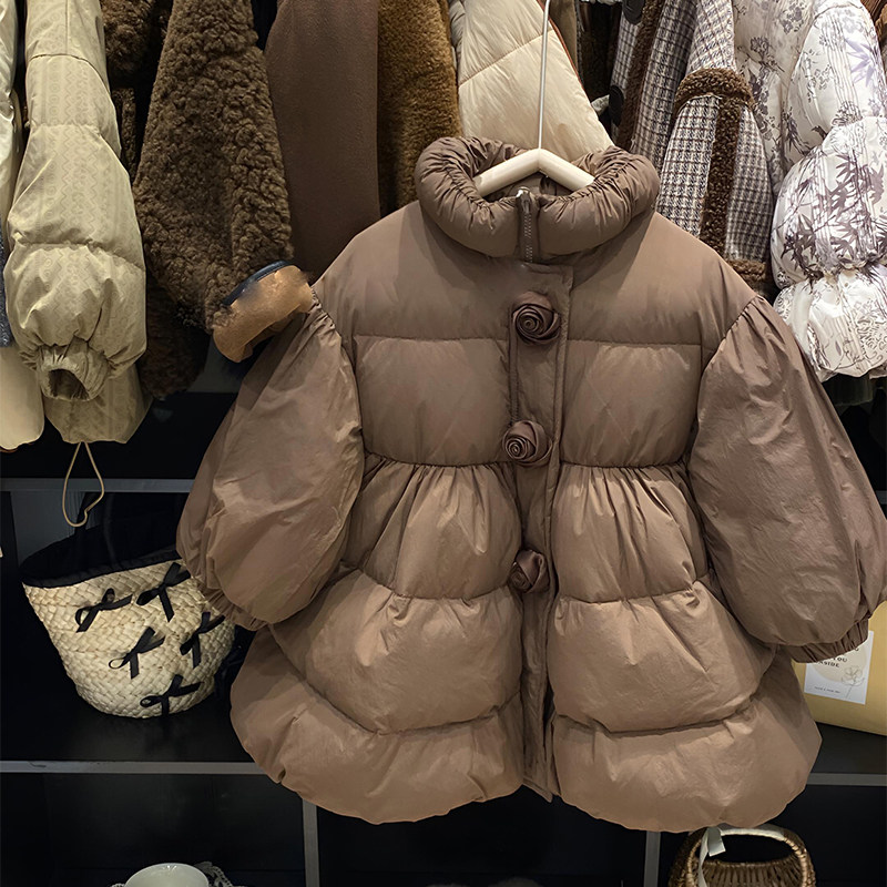 韩国童装女童羽绒服2025新款洋气女宝宝加厚保暖儿童90白鸭绒外套,童装/婴儿装/亲子装,羽绒服,淘宝优惠券,粉丝福利购,淘宝优惠卷