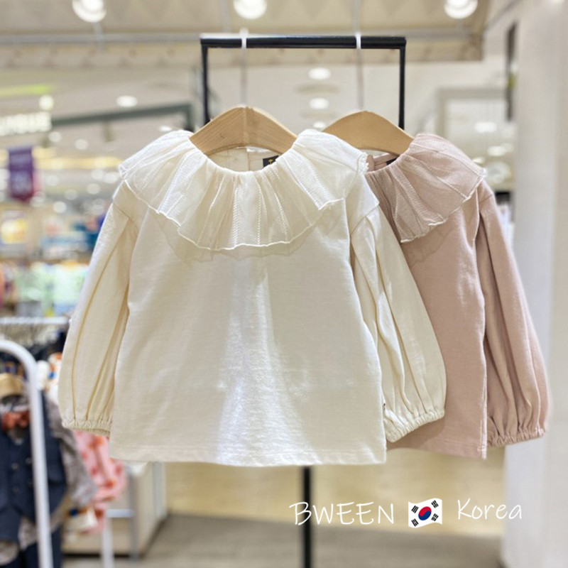 韩版童装女童长袖T恤2025秋季洋气宝宝时尚荷叶领宽松纯棉打底衫,童装/婴儿装/亲子装,T恤,淘宝优惠券,粉丝福利购,淘宝优惠卷