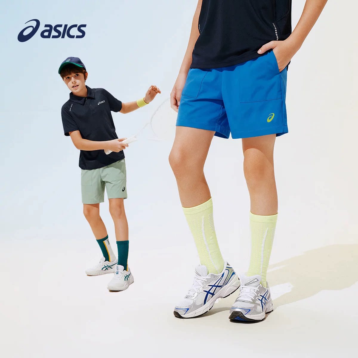 ASICS/亚瑟士儿童短裤男童女童26年夏季吸湿速干运动裤透气薄款