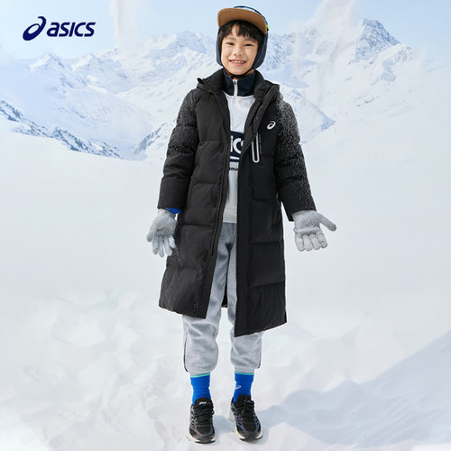 Asics/亚瑟士男女童长款羽绒服