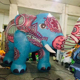 极速飞象大象气模喷m绘发光充气玩偶乐园商场酒吧吊挂高空威压道