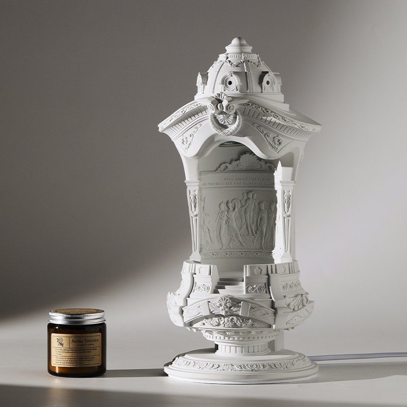 极速壁光里鎏金岁月结婚生日礼物融C蜡灯桌面装饰摆件水泥氛围融