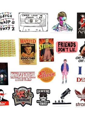 极速Stranger Things 18pcs/Set Decoration AccessorUies Graffi