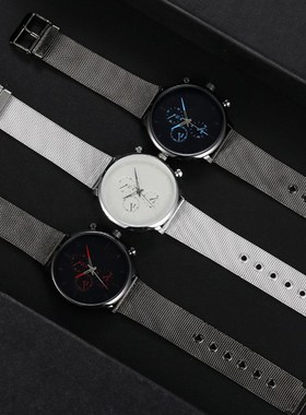 极速2021 Fashion Mens Watch Men CRoman Numerals Blu-Ray Fau