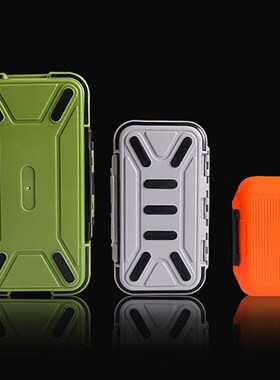 极速Double Layer Hard Plastic Fishing Box  Bait Tor Sinker L