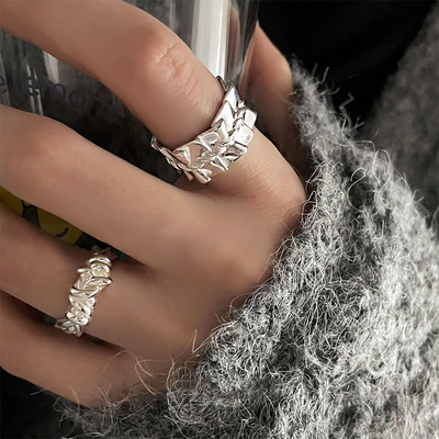 极速XIYANIKE Elegant Summer Oypen Cuff Finger Rings For Wome