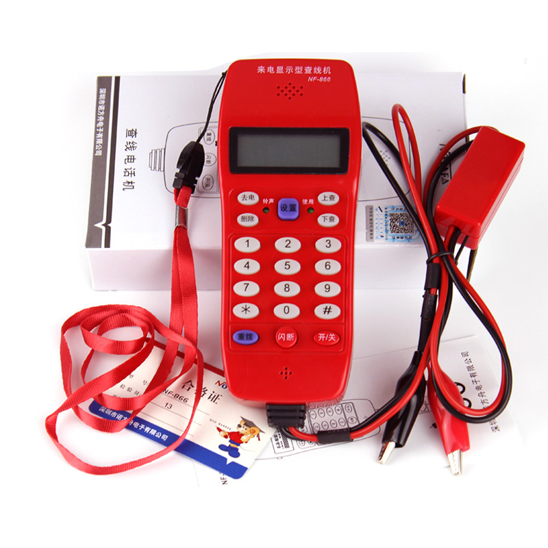 极速精明鼠NF866电话查线机测线查有线H电话 工程来电显示查线仪
