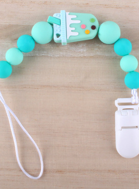 极速Hot Sale Silicoone Teething Pacifier Clips Baby Pacifier