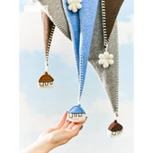 12样商店·原创冬日碎片三角巾新款 羊毛围巾女高级感流行披肩外搭