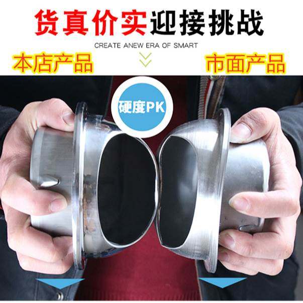 速发201不锈烟通风口帽墙风外风罩油烟机烟道止逆阀排钢气罩活叶