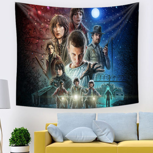 极速Strangeer Things Tapestry Stranger Things Decorative Tap