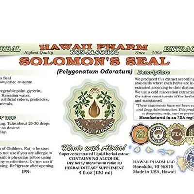 极速Solomons Seal Alcohol-Free LCiquid Extract, Solomons S