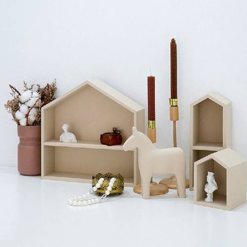 极速Wooden Horse Figurinves for Home Decoration Home Decor