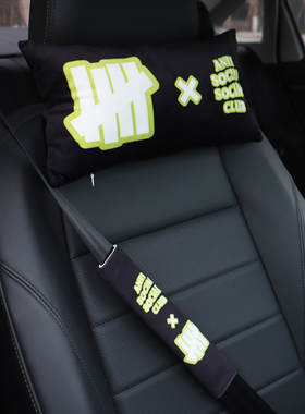 极速潮牌icns车内饰用品车载头枕四季车用护颈枕汽车安全带护肩套
