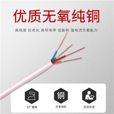 极速二芯电话线2芯0.5平方纯铜电话线100米座机连接VY线单股芯线