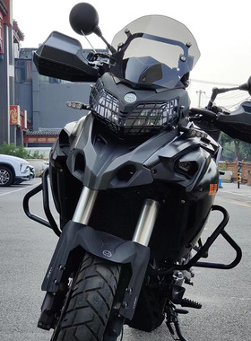 极速适用于贝纳利金鹏l502 502X骁500挡风玻璃改装降低风挡护胸小