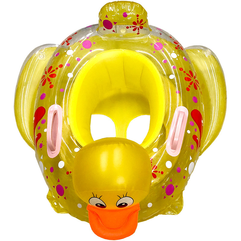 极速游泳圈儿童加厚防侧翻鸭子男女童辅助游泳装T备婴儿宝宝安全