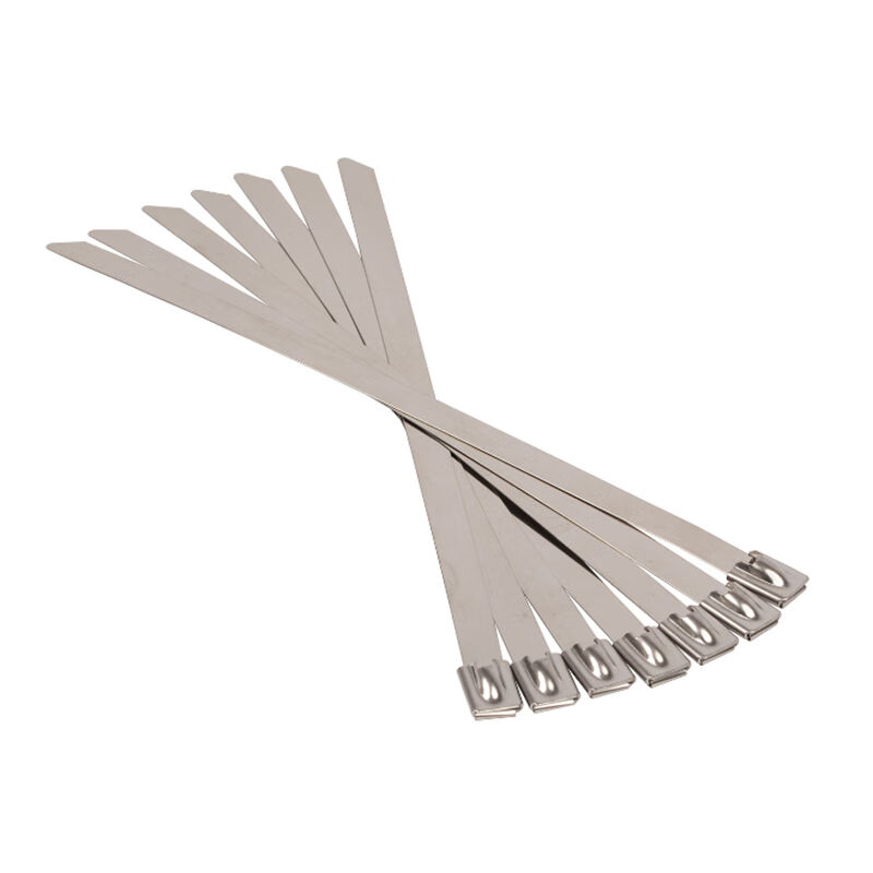 稳斯坦WbST072自锁式304不锈钢扎带金属扎带耐高温绑带管道扎带4.