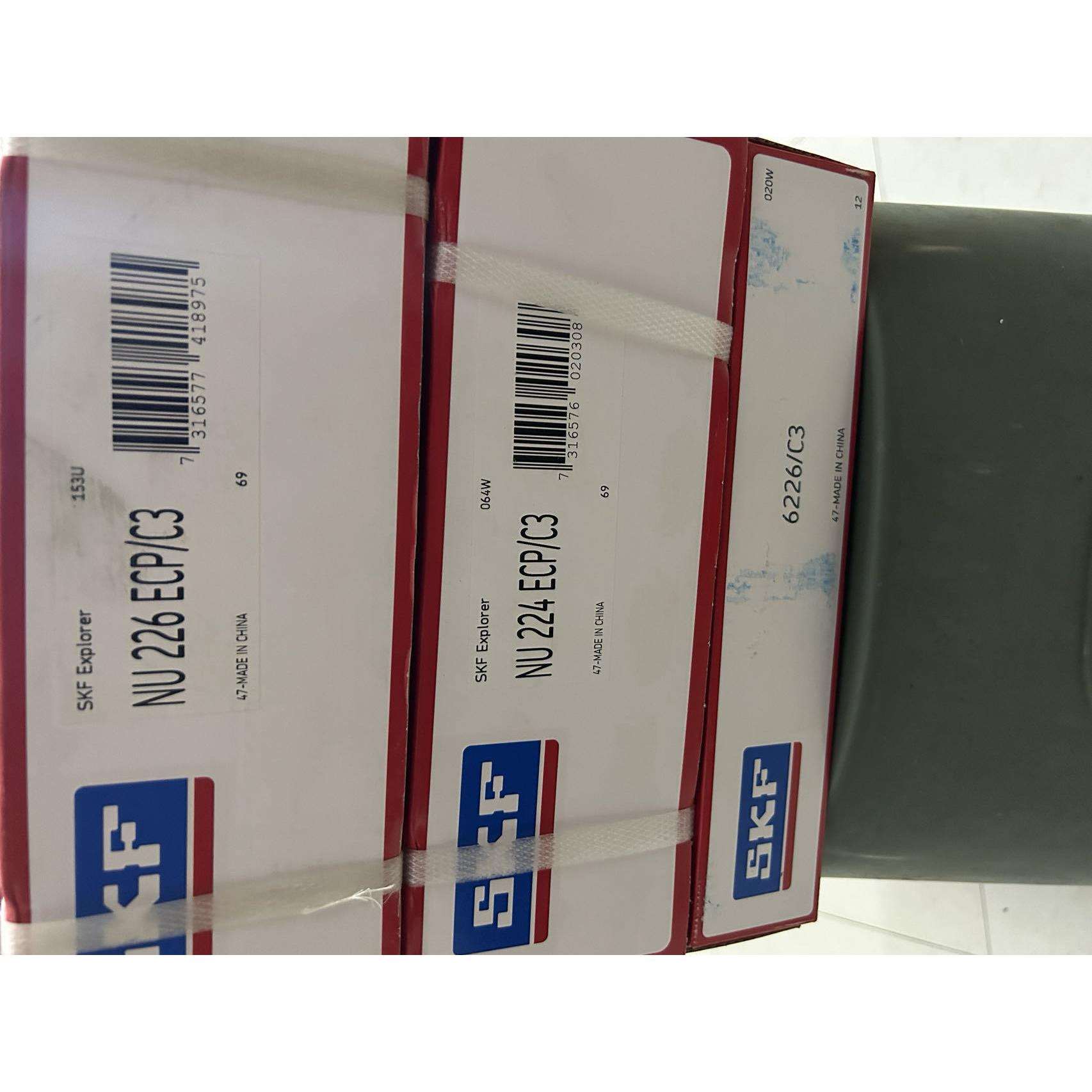 NU204ECP 进口瑞典轴承 带挡边圆柱滚子轴承 机械轴承