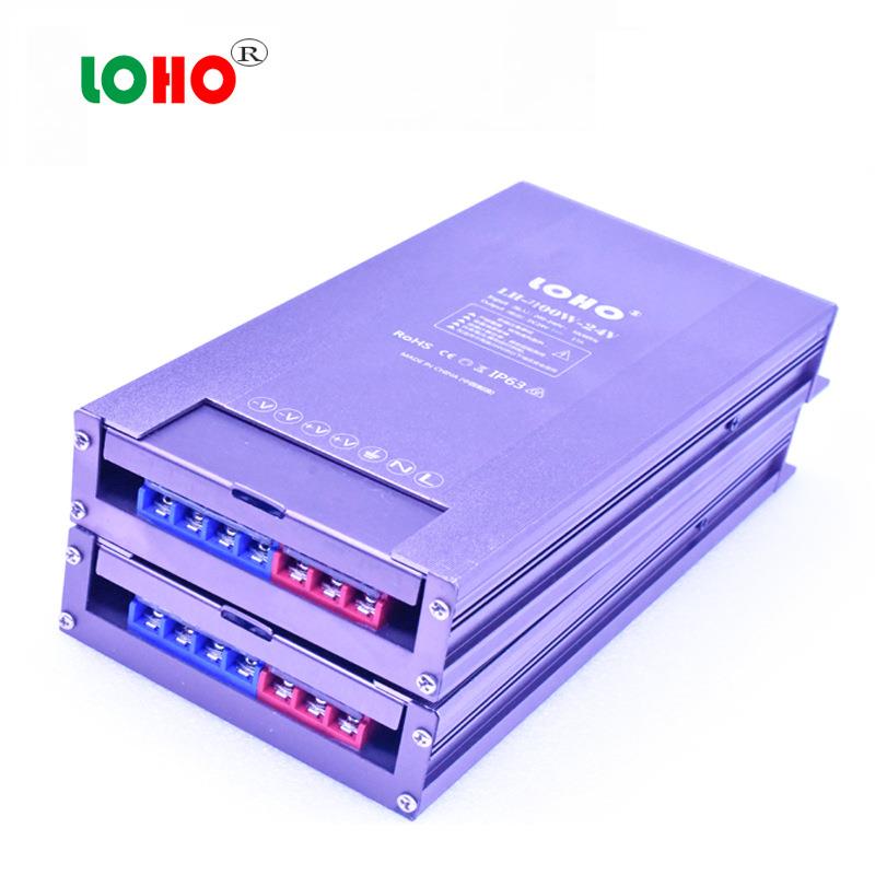 工程款12V36V24V600W500W400W300W200WLED灯箱半灌胶防水变压器