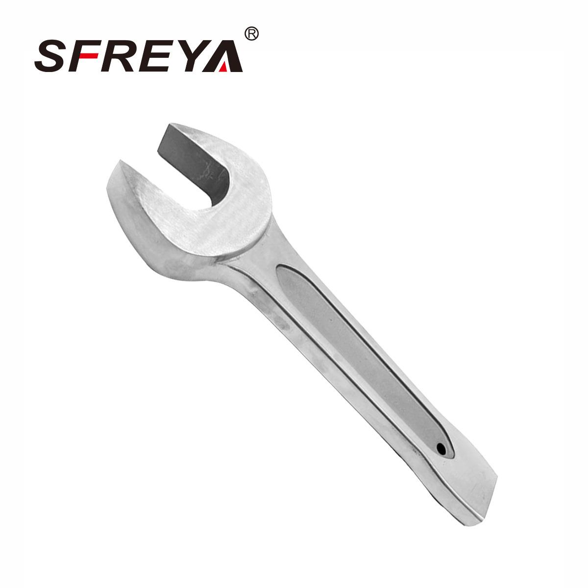 SFREYA T1015钛合金敲击开口扳手无磁敲击呆扳手钛合金无磁工具