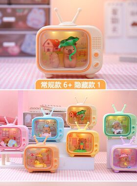 活力豚豚盲盒树脂厂家直销摆件