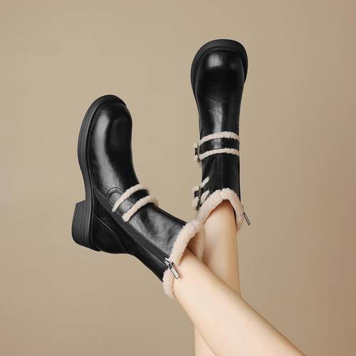 星期六女鞋时尚雪地靴