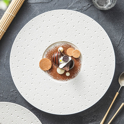 速发优格流星雨陶瓷西餐盘平盘浅盘菜用境奢意轻菜盘凉菜盘冷家盘