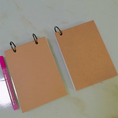 速发A6空白活页迷你随身环扣式可拆卸便利贴本口袋本记帐