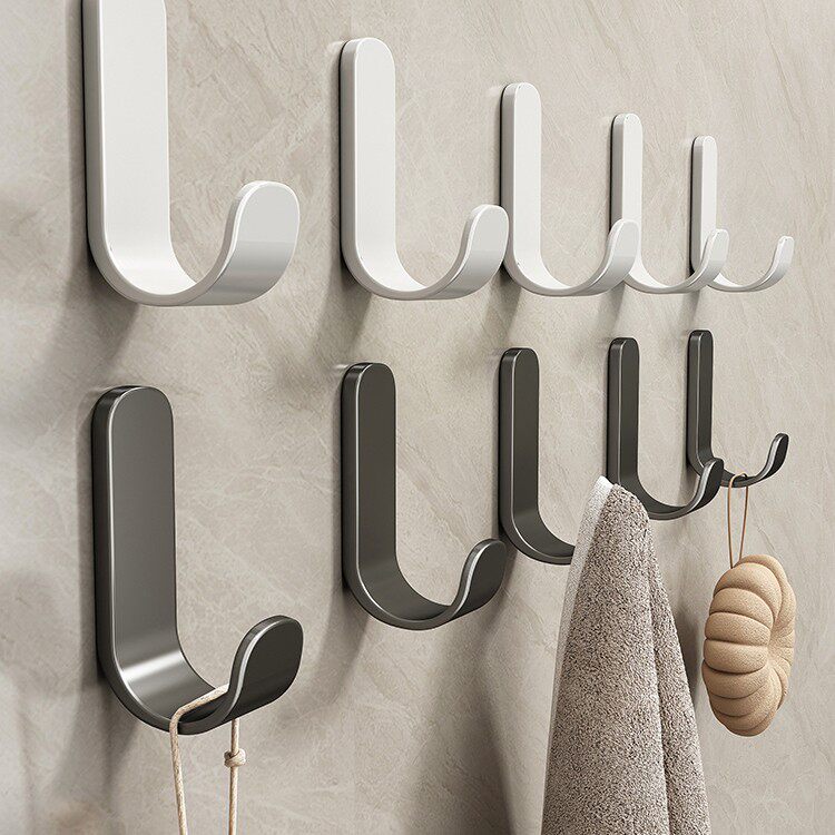 德国挂钩强力粘胶免打孔枪灰粘钩墙壁贴墙上承重厨房浴室门后钩子