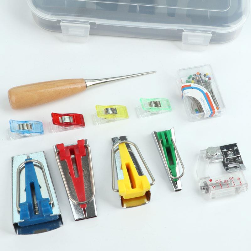 制带工具自缝纫机卷边布条拉筒包边器滚边锁边对折封边做旗袍边条