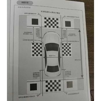 360度无缝全景行车记录仪调试标定布无缝全景校正布TI方案调试布