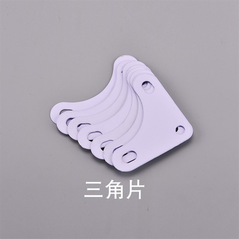 热销三角片角钢货架配件角u铁货架角片订做包邮家用货架配件组合