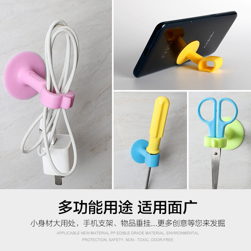 热销门把手防撞垫静音o家用门吸防撞门贴硅胶免打孔门后吸盘防碰