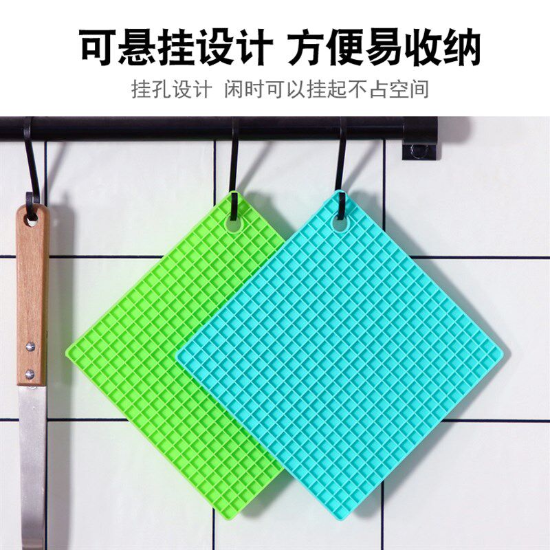 热销硅胶隔热垫子餐桌垫防烫菜垫盘碗垫餐垫O隔热桌垫砂锅垫耐高