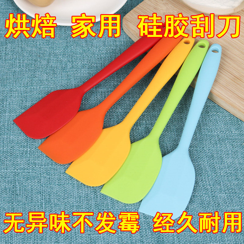 热销硅胶刮刀耐高温铲子蛋u糕奶油抹刀烘焙工具铲刀橡皮烘培刮板