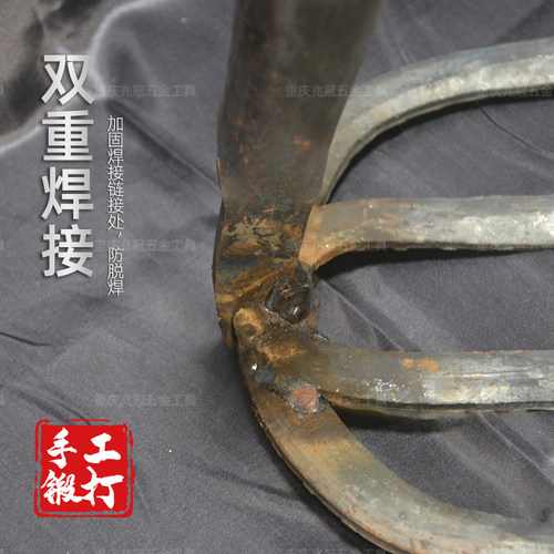热销耙子农具多功能钢扒子铁耙子小耙子H搂草松土种菜园林工具四