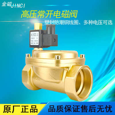 热销常开高压电磁阀水阀开关气阀v控制阀AC220V电磁电阀24V铜线4