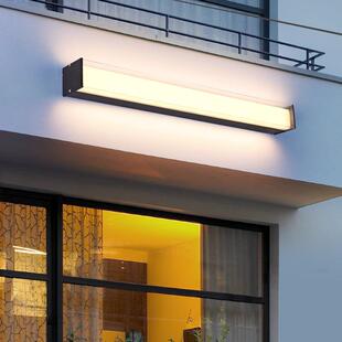 户外超亮双灯罩防水壁灯别墅花园庭院阳台车库过道大门两侧柱子灯