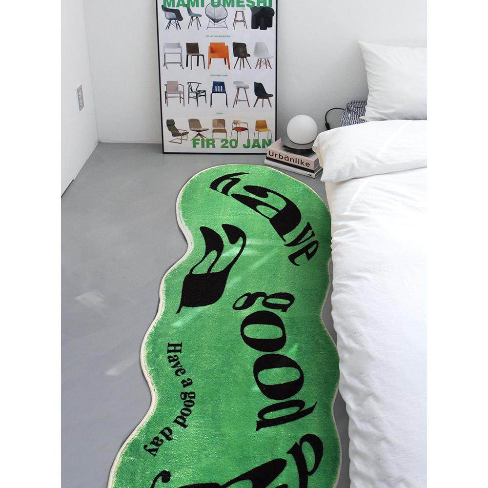 家用床边毯客厅长条地毯ins风创意卧室加厚沙发垫茶几毯飘窗地垫,居家布艺,地毯,淘宝优惠券,粉丝福利购,淘宝优惠卷