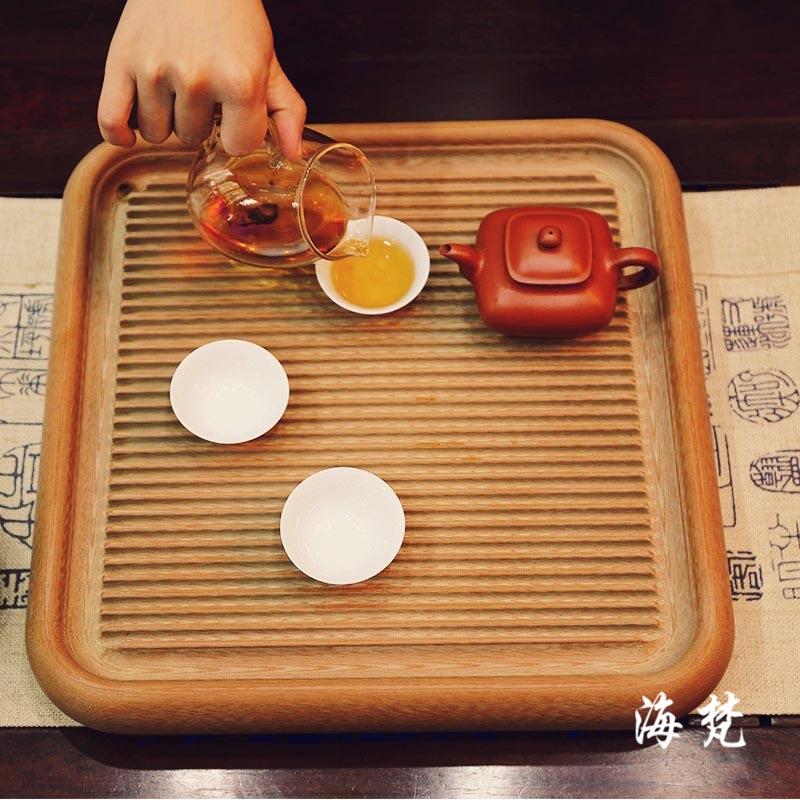 电木茶盘实木小茶盘茶台简约家用胶木排水小号功夫茶具套装托盘