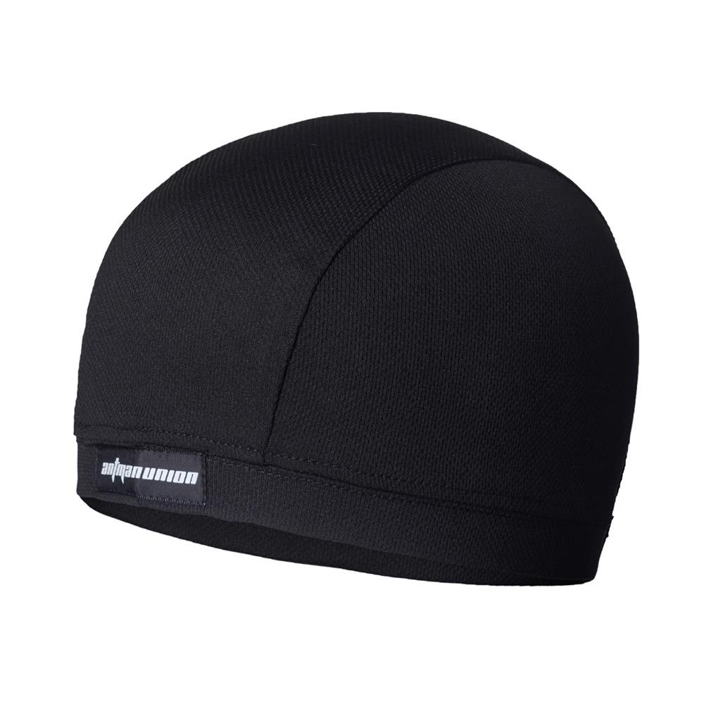 摩托车半帽专业头罩骑行帽子半圆帽子吸汗头套抗菌防臭速干蚁人