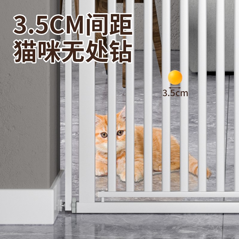 热销宠物围栏防猫门栏猫咪神器栏狗狗栅J栏隔离拦杆挡板室内狗护